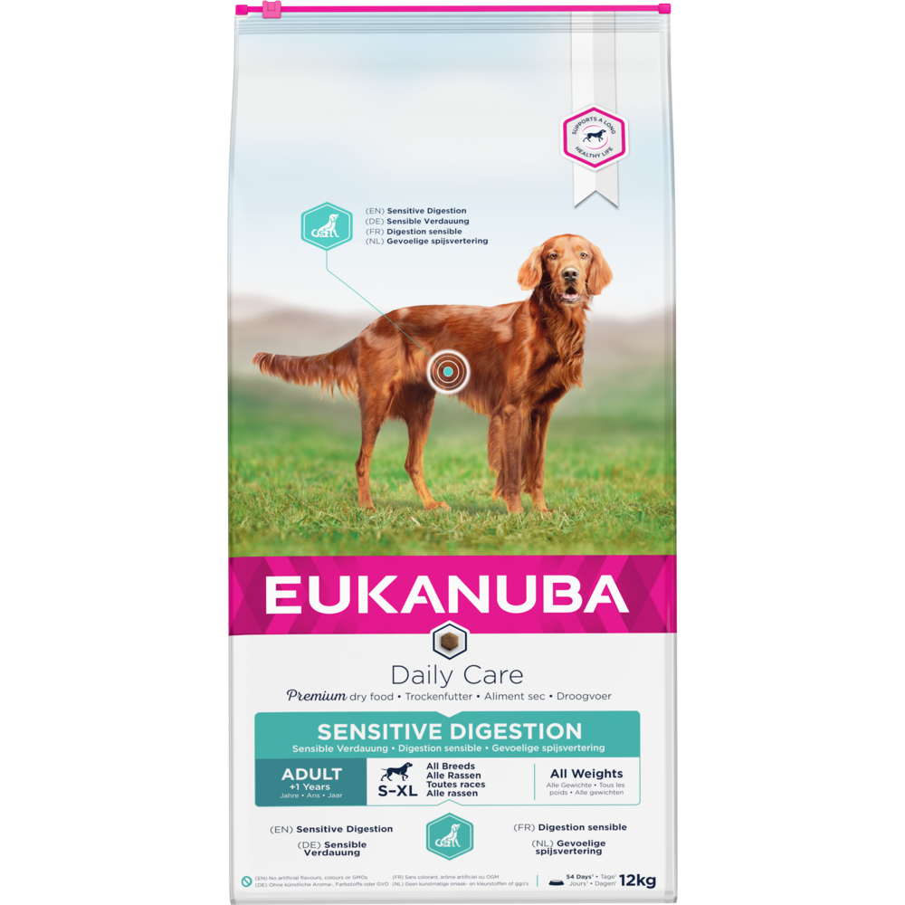 đ 12 kg EUKANUBA Daily Care Sensitive Digestion (100% off)