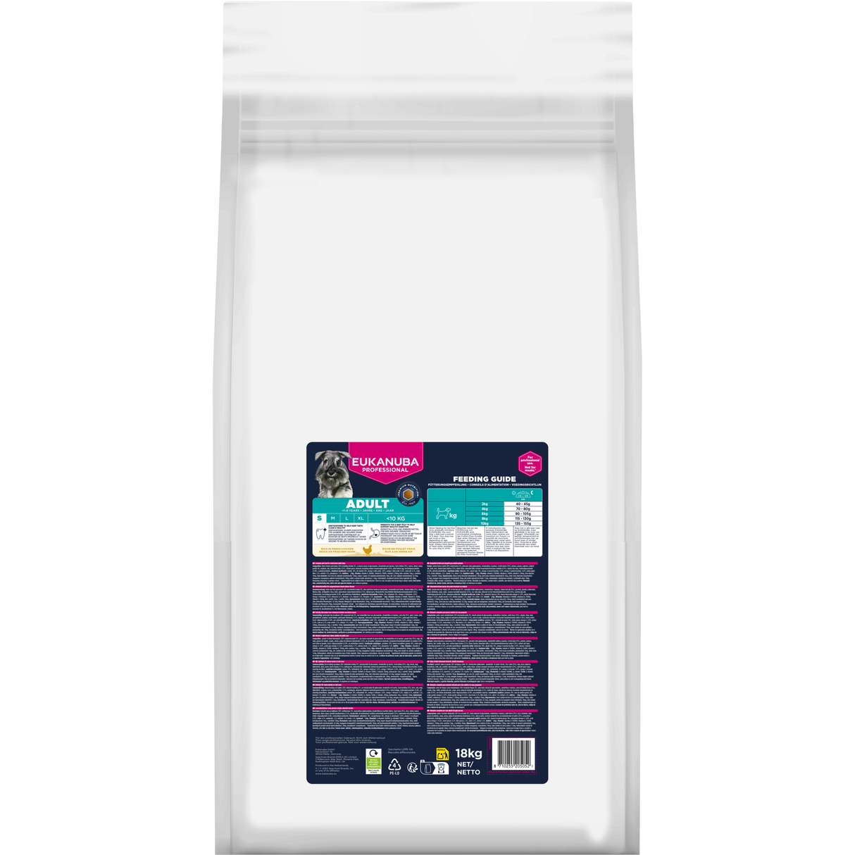 18 kg EUKANUBA Adult S mit Huhn