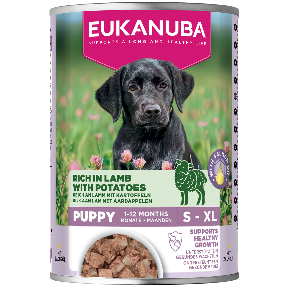 6x400g EUKANUBA Nassfutter Welpen mit Lamm und Kartoffeln