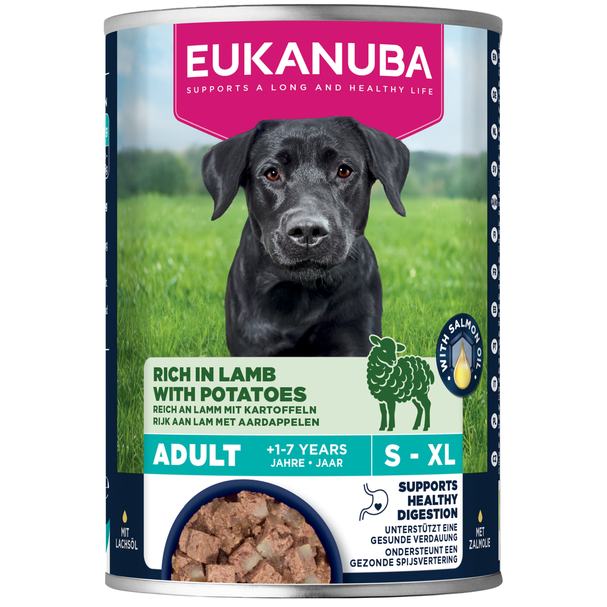 6x400g EUKANUBA Nassfutter Erwachsene Lamm und Kartoffeln