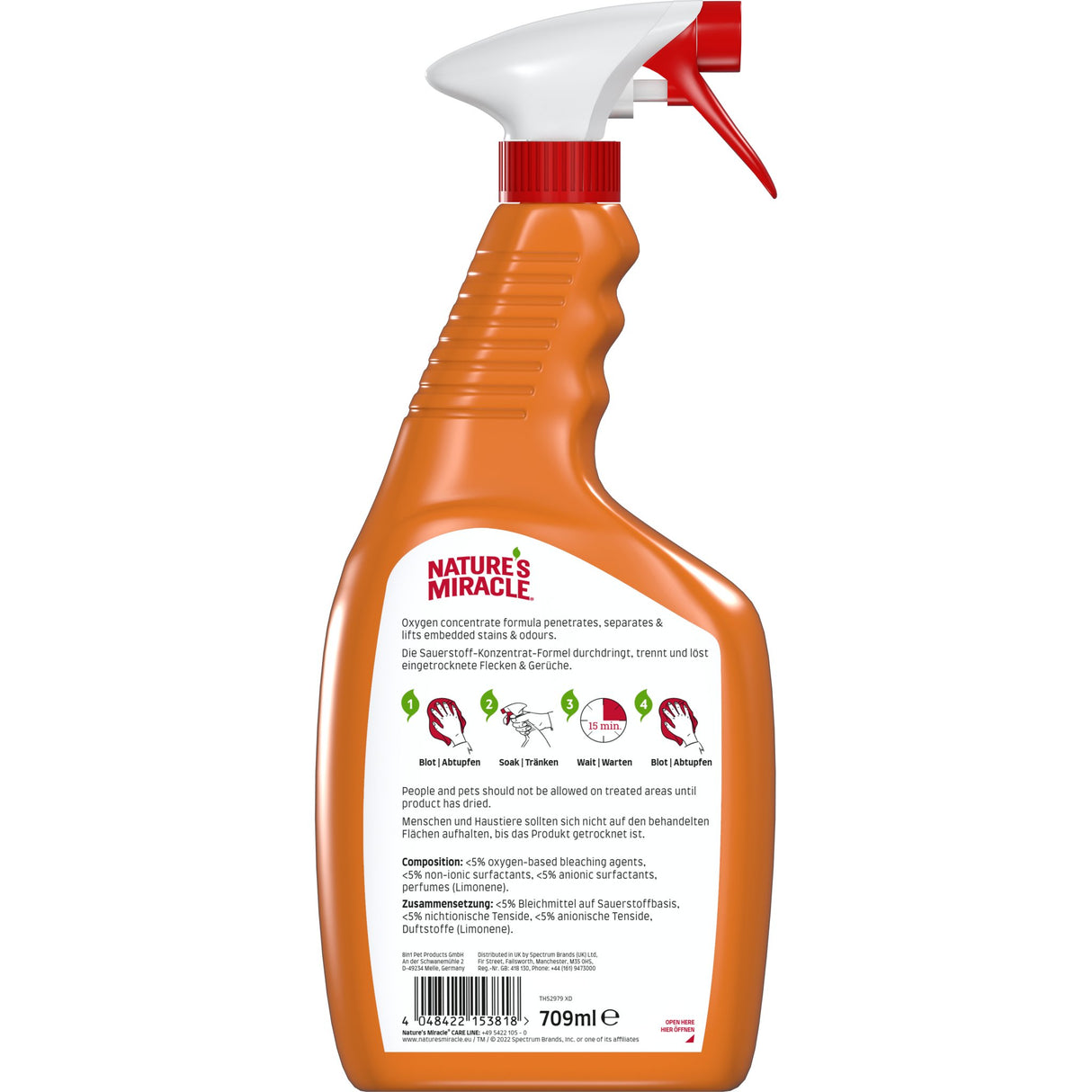 Nature's Miracle Set - In Stain Remover Katze 709ml - Eukanuba