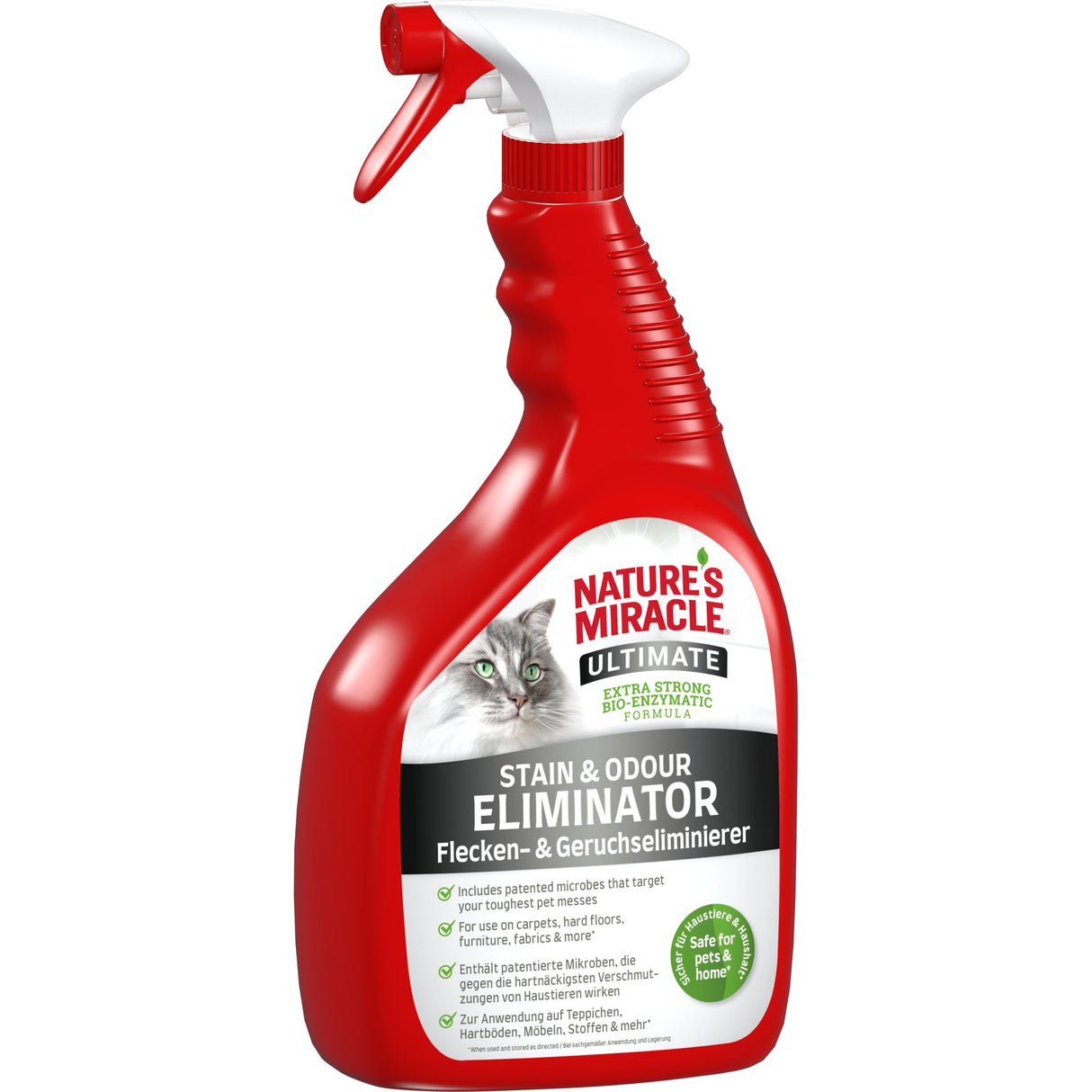 Nature's Miracle ULTIMATE Stain & Odour Remover Katze 946ml - Eukanuba