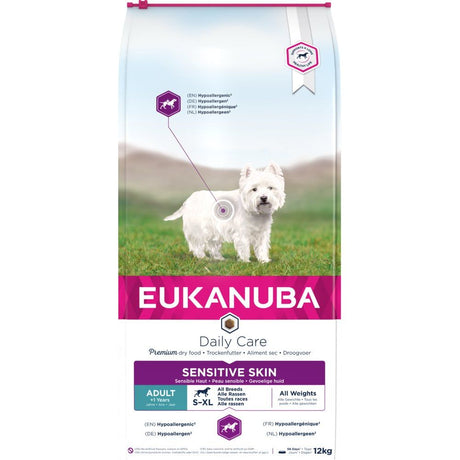 12 kg Eukanuba Daily Care Sensitive Skin - Eukanuba