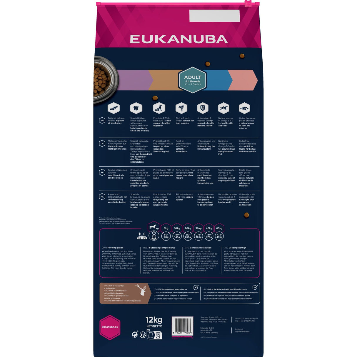 12 kg Eukanuba Grain Free mit Wild für ausgewachsene Hunde aller Rassen - Eukanuba