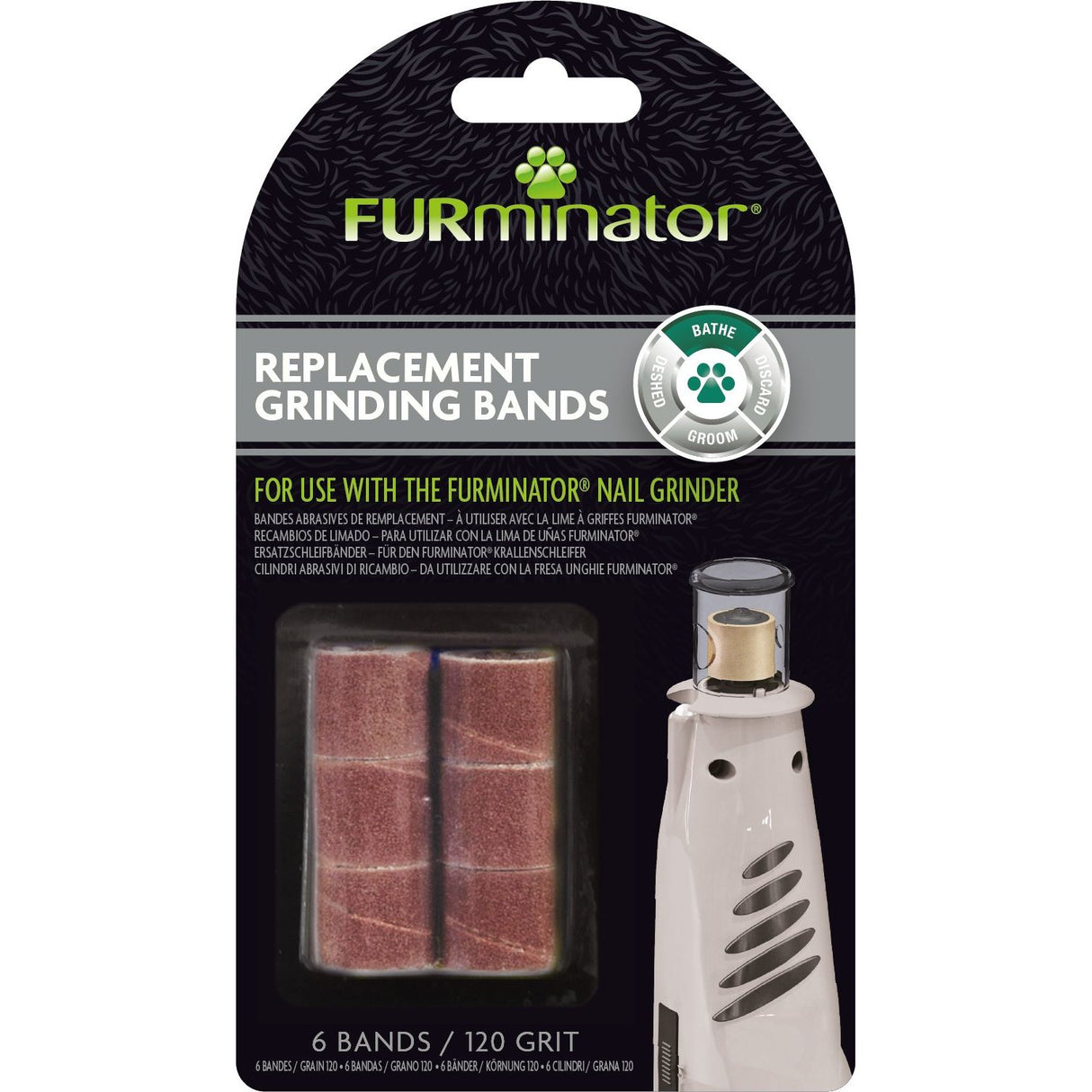 FURminator Ersatz-Schleifbänder - 6 Stück - Eukanuba