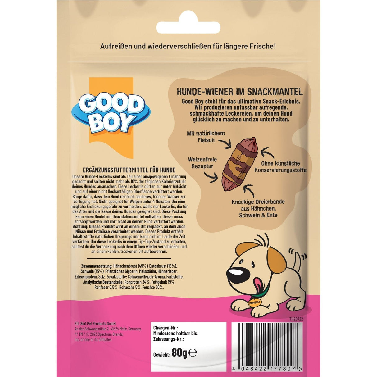 Good Boy Würstchen im Schlafrock (80g) - Eukanuba