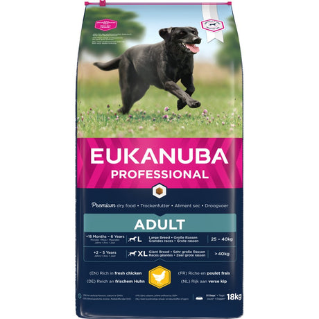 🎁 18 kg EUKANUBA Erwachsen große Rassen mit Huhn (100% off) - Eukanuba