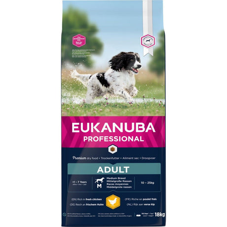 🎁 18 kg EUKANUBA Erwachsen mittelgroße Rassen mit Huhn (100% off) - Eukanuba