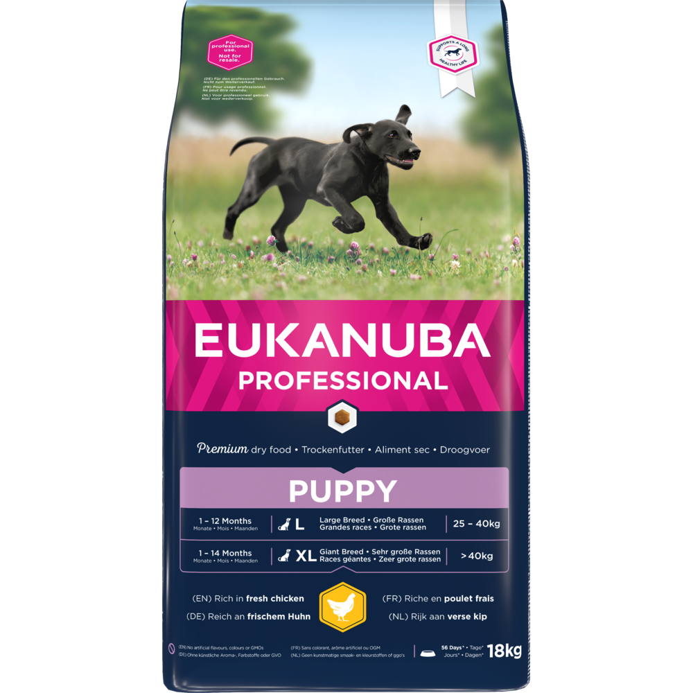 🎁 18 kg EUKANUBA Welpen große Rassen mit Huhn (100% off)