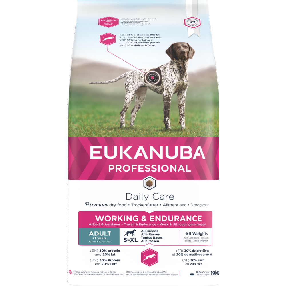 19 kg EUKANUBA Daily Care Endurance & Nurse