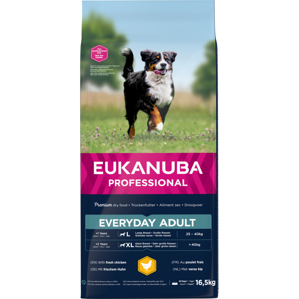 🎁 16,5 kg EUKANUBA Everyday Adult L/XL mit Huhn (100% off)