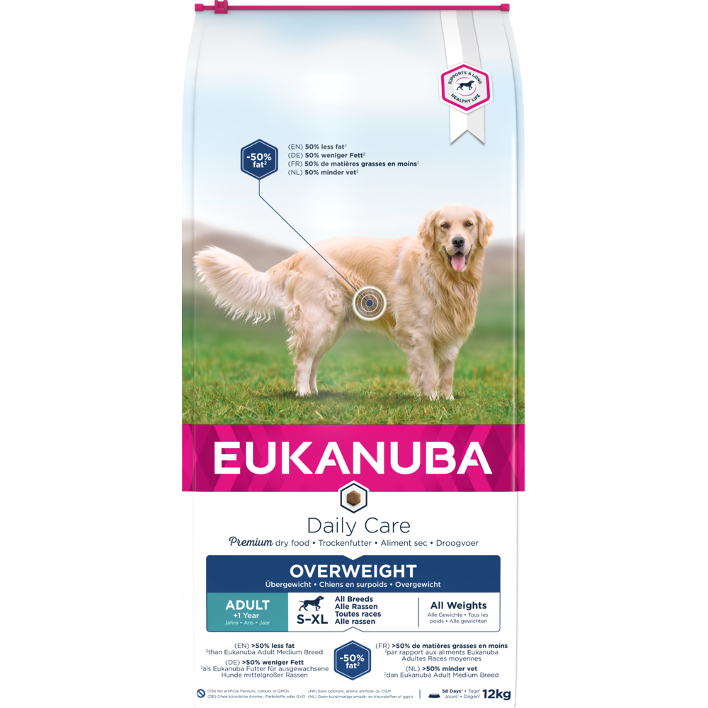 🎁 12 kg EUKANUBA Daily Care Overweight (100% off)