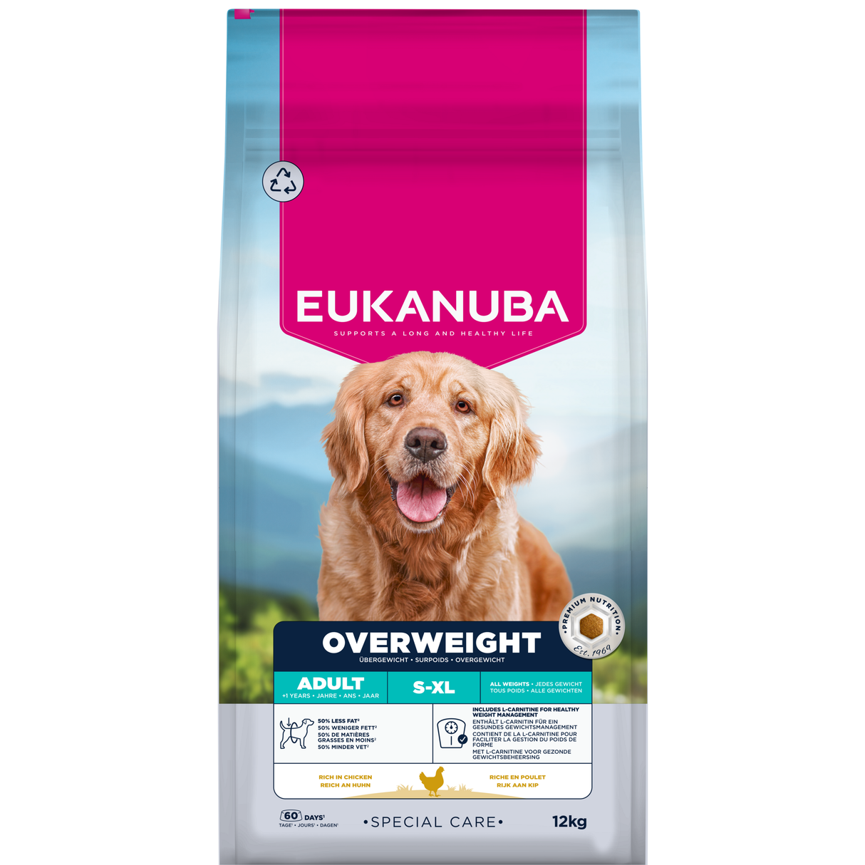 12 kg EUKANUBA Daily Care Overweight