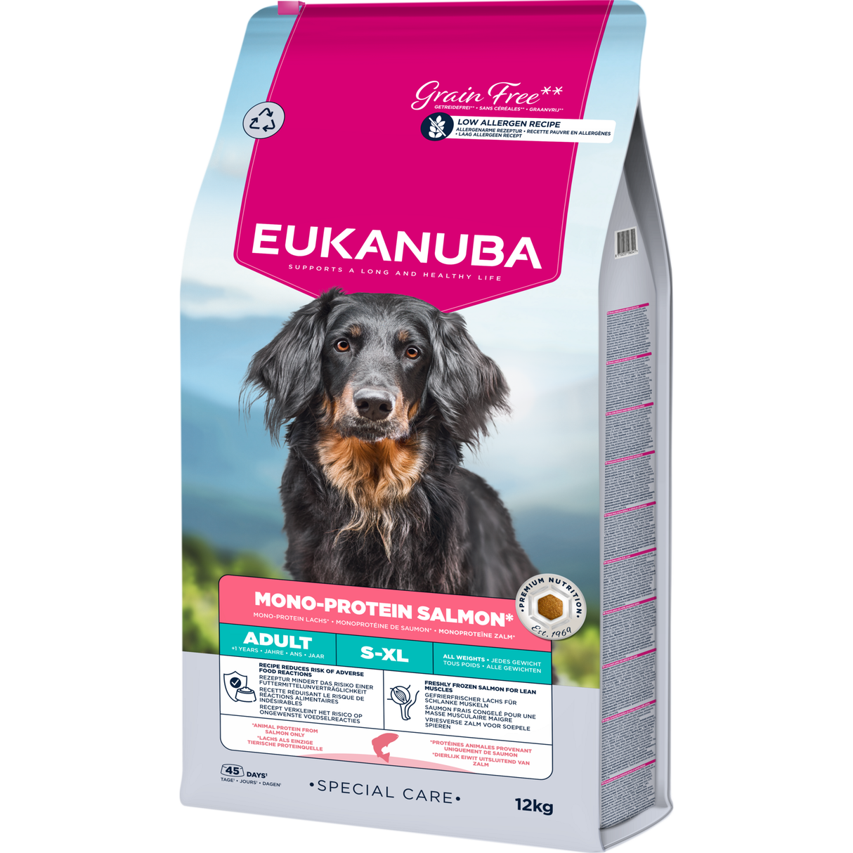 12 kg EUKANUBA Daily Care Monoprotein mit Lachs