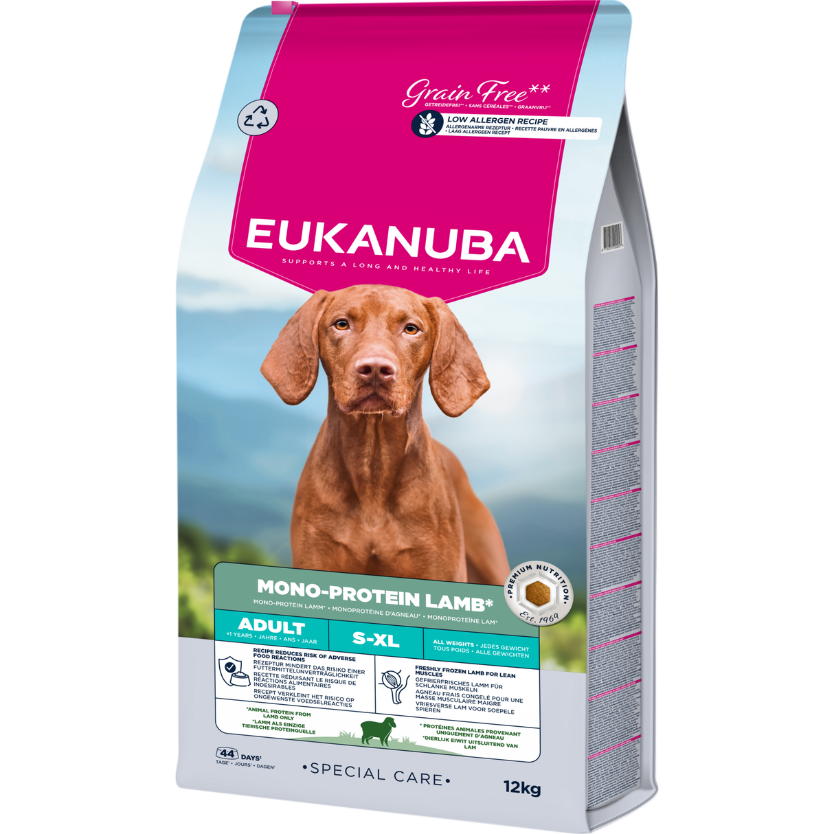 12 kg EUKANUBA Daily Care Monoprotein mit Lamm
