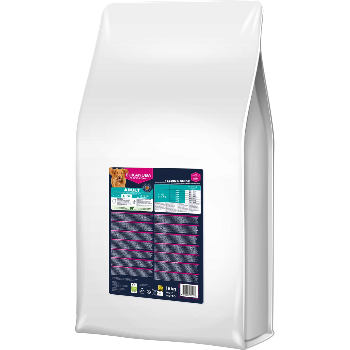 18 kg EUKANUBA Adult L/XL mit Lamm & Reis