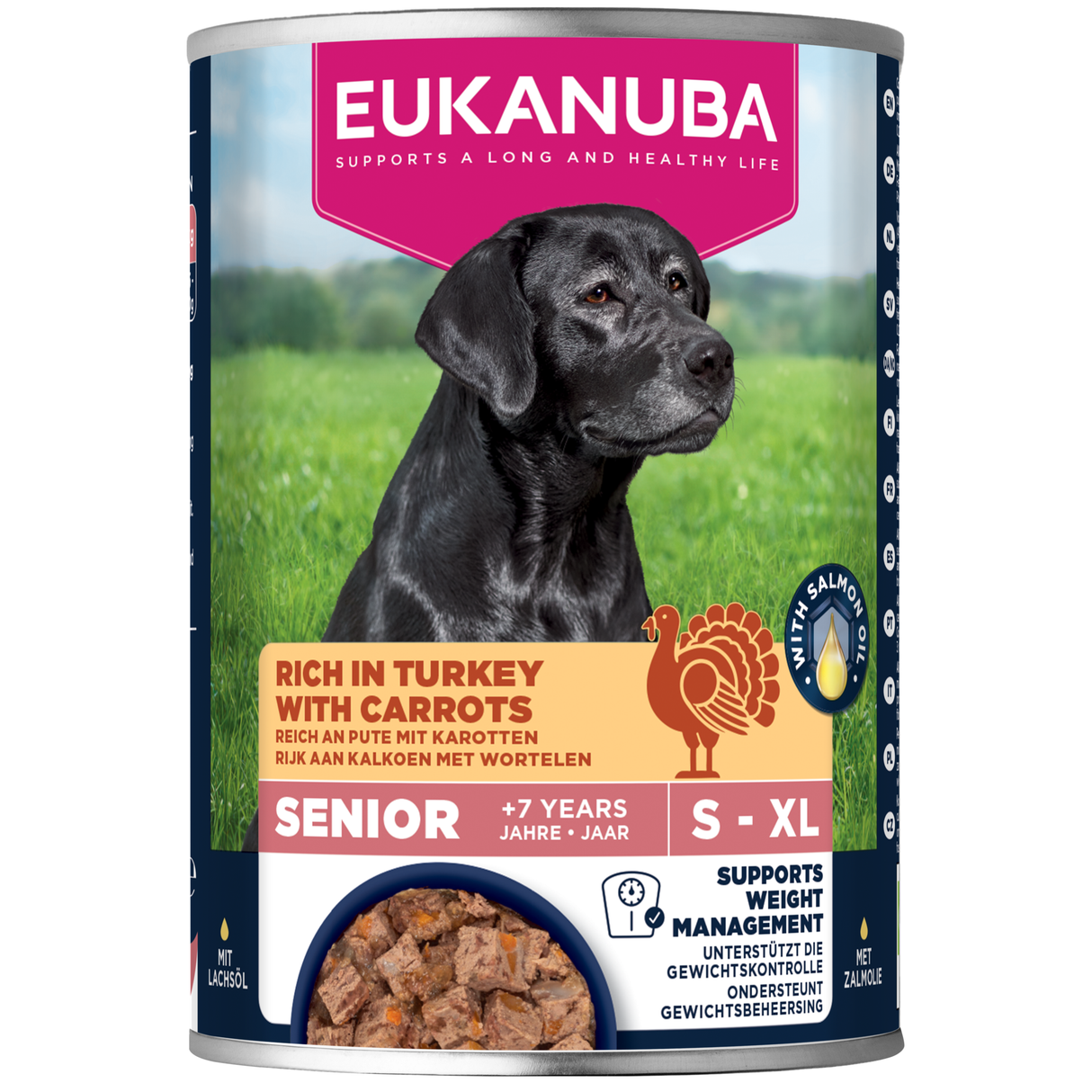 6x400g EUKANUBA Nassfutter Senior mit Pute und Karotte