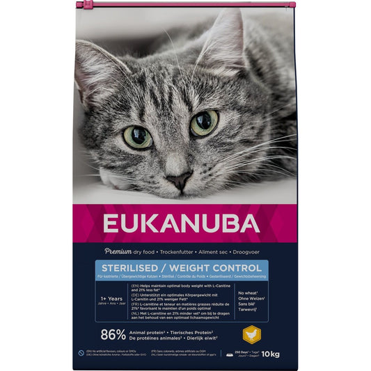 10 kg Eukanuba Erwachsene Sterilised - Weight Control mit Huhn - Eukanuba