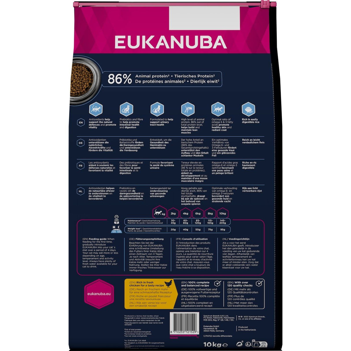 10 kg Eukanuba Erwachsene Sterilised - Weight Control mit Huhn - Eukanuba