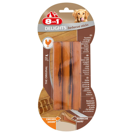 8in1 Delights Barbecue Sticks - 6 Packungen á 3 Sticks - Eukanuba