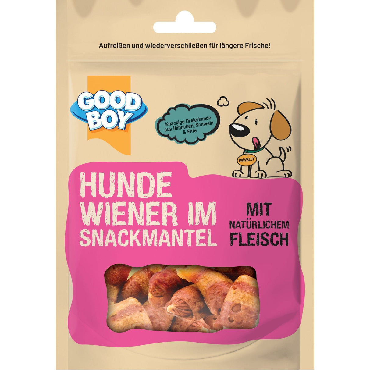 Good Boy Würstchen im Schlafrock (80g) - Karton mit 10 Packungen - Eukanuba